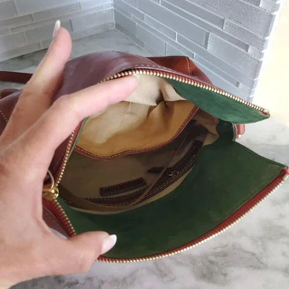 NWOT Dooney and Bourke Laurel Ginger Florentine Crossbody Bag - Picture 12 of 16